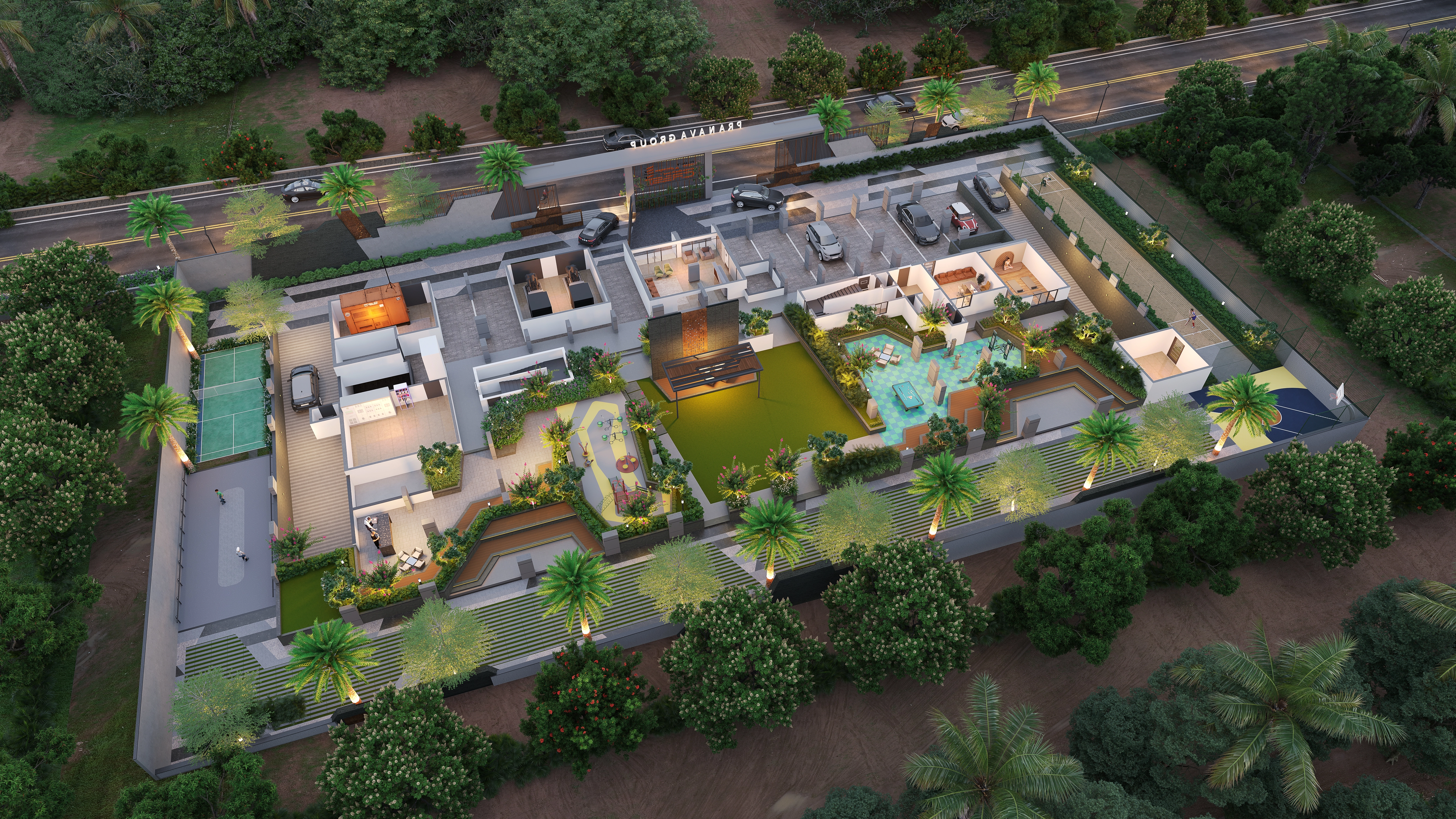 Homebuyer holding house blueprint